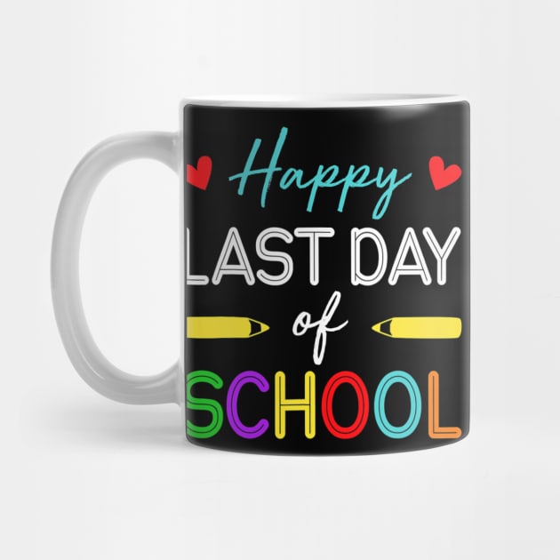 Happy Last Day Of School Teacher Student Summer Break by fatmehedo8